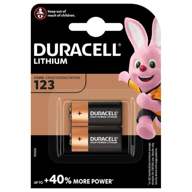 Hückmann - Batterie Lithium 3V DU M3 123 BG2(VE 2) CR123A Duracell