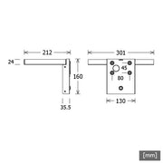 LTS Licht&Leuchten - Decken-/Wandleuchte LED-Wandleuchte LUZW31105.840.ASDAws 840, DALI, ws
