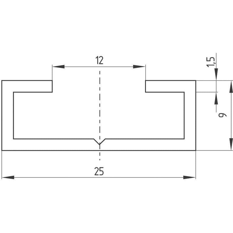 Schmersal - Taktiler Sensor Sicherheitsschaltleiste SE-AL10-2500