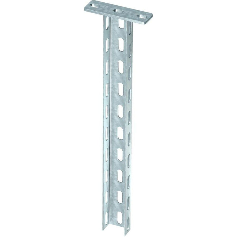OBO Bettermann - Hängestiel für Kabeltragsystem U-Stiel m.Kopfplatte US 3 K 60 FT 600mm