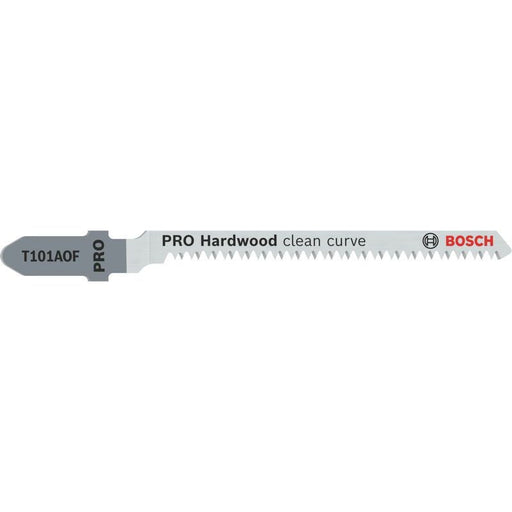 Bosch - Stichsägeblatt PRO Hardwood clean curve 2608655093VE(2) T101AOF − 10 Packung