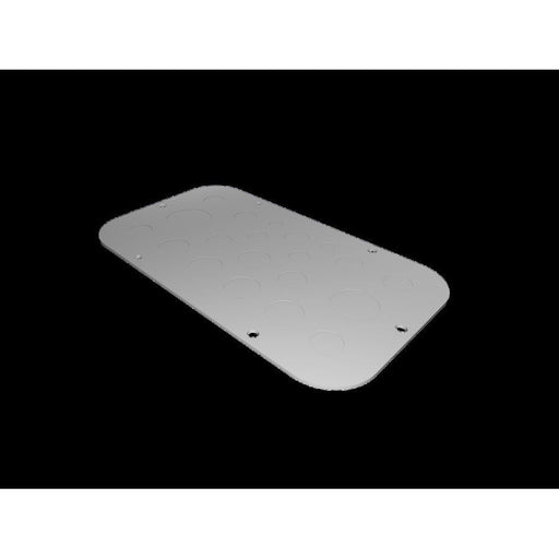 Rittal - Einführungsflansch für Kleingehäuse/Schaltschrank Metall-Flanschplatte AX 2571.100 Größe 1