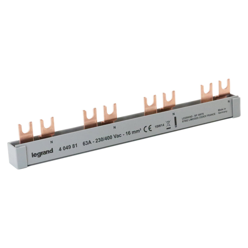 Legrand - Phasenschiene Gabelkammschiene Legrand 404981 12TE, 16 qmm