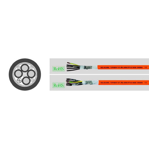 Klimaprime - Energiekabel < 1 kV, für ortsveränderlichen Einsatz HEL T 113 (4x25+(2x1,5)) M T 113 (4x25+(2x1,5)) otor,Servo,Geberltg