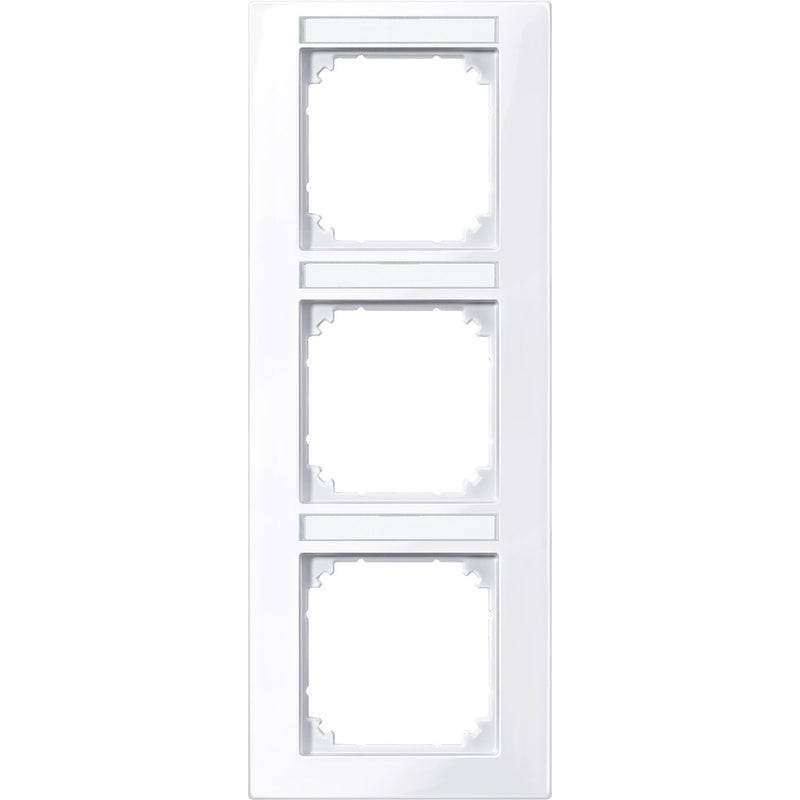 Merten - Abdeckrahmen M-PLAN-Rahmen 3f. 513325 beschriftbar, senkr