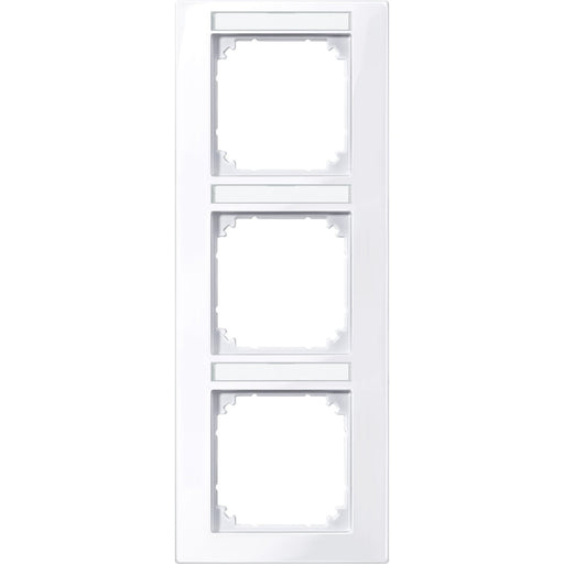 Merten - Abdeckrahmen M-PLAN-Rahmen 3f. 513325 beschriftbar, senkr