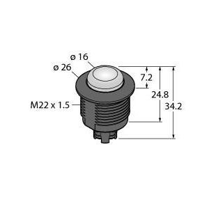 Turck - Optisches/Akustisches Signalgerät Kennleuchte S22L2SRGB7T