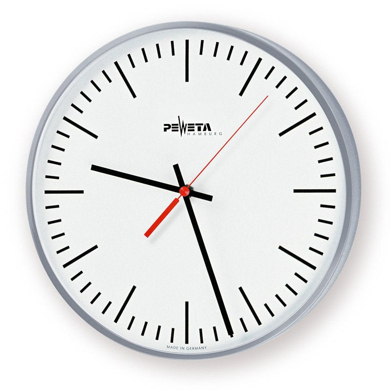 Peweta - Hauptuhr Quarz-Batterie-Uhr 41.250.431 innen,1,5V,D=400mm