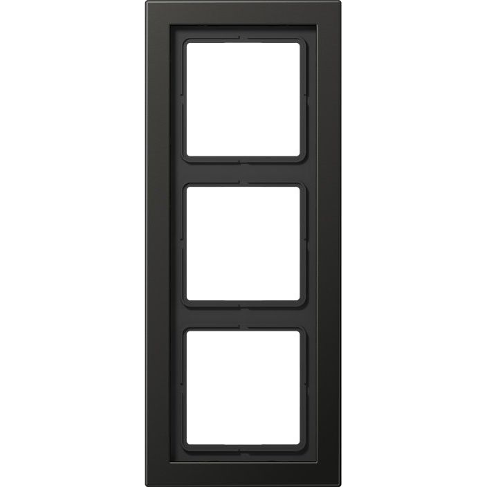Jung - Abdeckrahmen Rahmen 3-fach anth ALD 2983 AN waage/senkrecht
