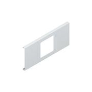 HKL - Geräteblende für Geräteeinbaukanal Deckelabschnitt cws 1f. HKLD01/130.6 gelocht