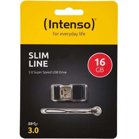 Intenso - Speichermedium digital USB 3.0 Stick 16GB Slim 3532470 (R)100MB/s