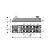 Turck - Feldbus, Dez. Peripherie - Digitales Ein-/Ausgangs-Modul Feldbus-I/O-Modul FGDP-IOM88-0001