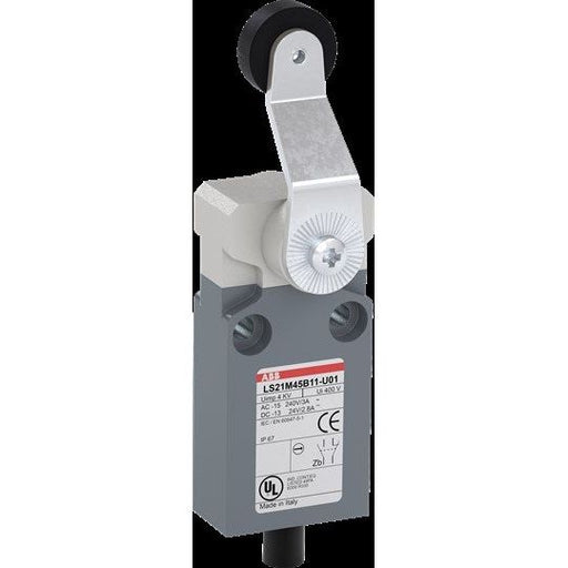 ABB Stotz S&J - Einzelpositionsschalter Kompakt-Pos.schalter LS21M45B11-U01 Metall-Gehäuse IP67