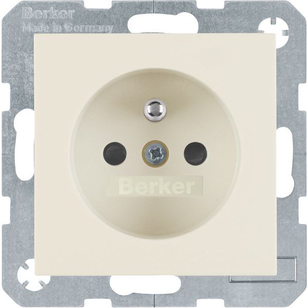 Berker - Steckdose ws/gl 6765768982 m.Schutzkontakt