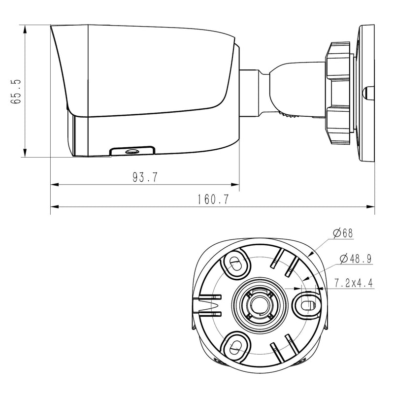 Grothe - Kamera für Überwachungssystem IP Bullet-Kamera VK 1099/620 4K NEIUS