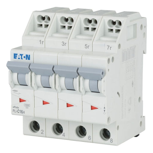 Eaton - Leitungsschutzschalter PLI-C16/4 C 16A, 4p Steckkl