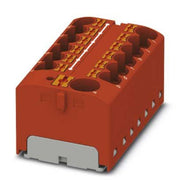 Phoenix Contact - Durchgangs-Reihenklemme Verteilerblock PTFIX 10/12X4 RD − 8 Stück