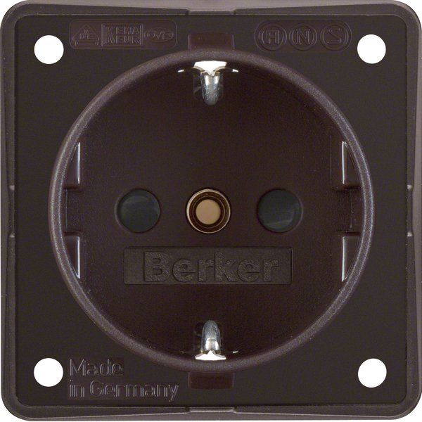 Berker - Steckdose Schuko-Steckd.br 941952501 m.Schraubklemmen