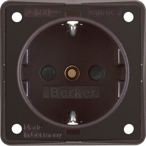 Berker - Steckdose Schuko-Steckd.br 941952501 m.Schraubklemmen