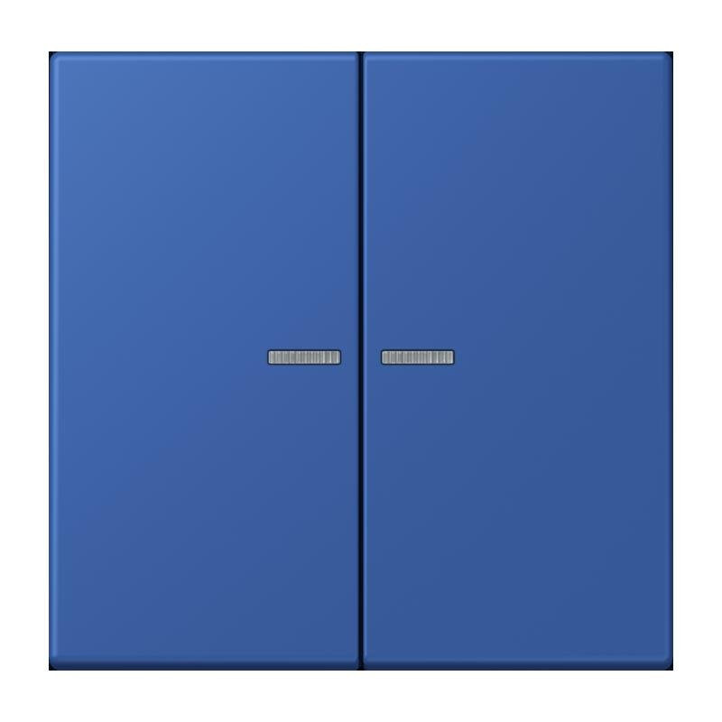 Jung - Abdeckung/Bedienelement für Installationsschalterprogramme Wippe mit Lichtleiter LC 102 KO5 253 bleu outremer 59