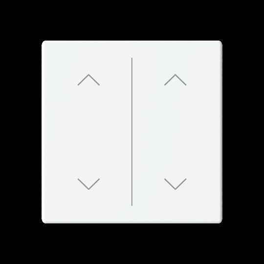 Busch-Jaeger - Bussystem-Tastwippe Abdeckung als Wippe LFAW/A.2.63.11-84 2f. Symbol Auf/Ab