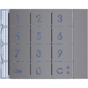 Legrand (BT) - Abdeckrahmen Frontblende Zehnertastatur 353003 Allstreet