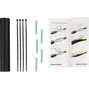HellermannTyton - Verbindungs-/Übergangsmuffe Kabel-Reparatur-Set LVRK-L-24/6-200POXBK schwarz