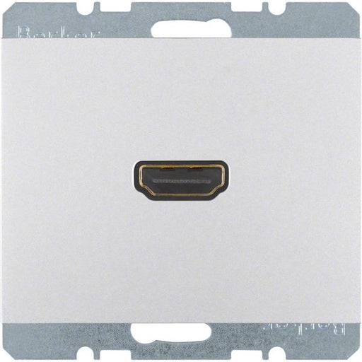 Berker - Einsatz/Abdeckung für Kommunikationstechnik High Definition Steckdose 3315427003 Alu
