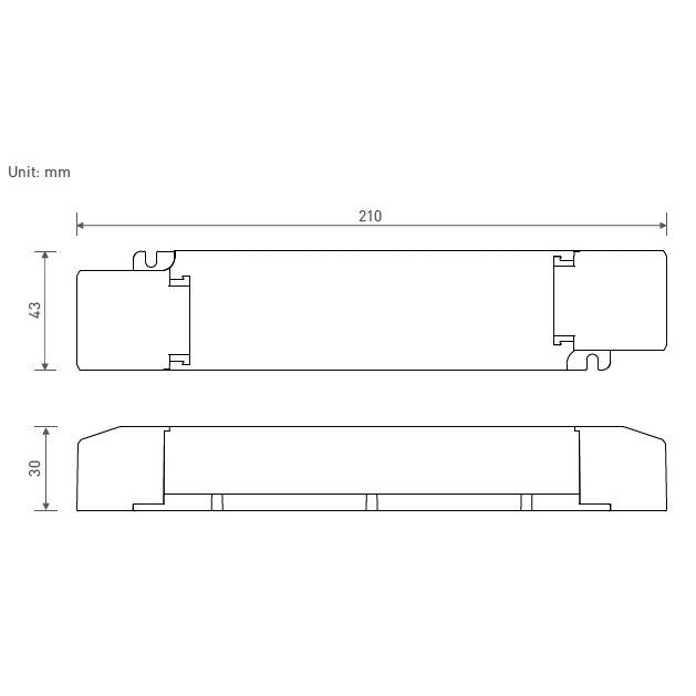 Radium Lampenwerk - LED-Betriebsgerät OTDA4077 dimmbar, 36W 24V