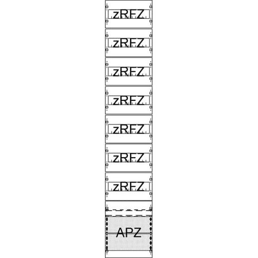 Striebel&John - Verteilerfeld für Installationsverteiler Verteilerfeld FV19A2R7 mit APZ, zRfZ7 9RE