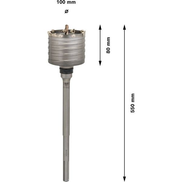 Bosch - Bohrkrone PRO SDS max-5 Bohrkrone, F00Y145200 einteilig 100 x 80 x