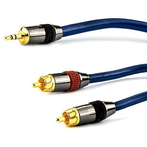 E+P Elektrik - Konfektioniertes A/V-Kabel Cinch-Adapterkabel B 813/2 digital 2,5m