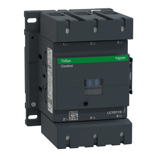 Schneider Electric - Leistungsschütz zum Schalten von Wechselstrom Leistungsschütz LC1D115M5 115A 220V 50Hz