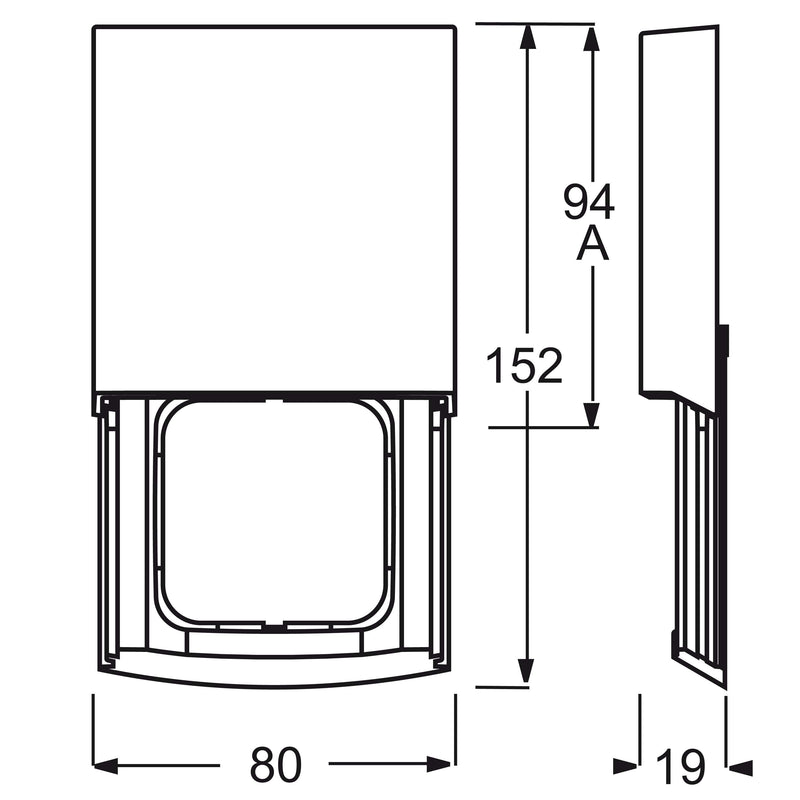 Busch-Jaeger - Abdeckrahmen Rahmen 1-fach 1746 ZRKT-24G studiows, B.-triton