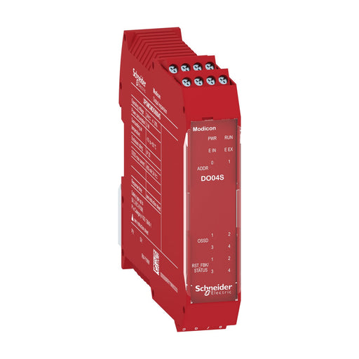 Schneider Electric - Gerät zur Überwachung von sicherheitsgerichteten Stromkreisen Ausgangs-Erweiterungsmodul XPSMCMDO0004S Modicon XPSMCM 4A