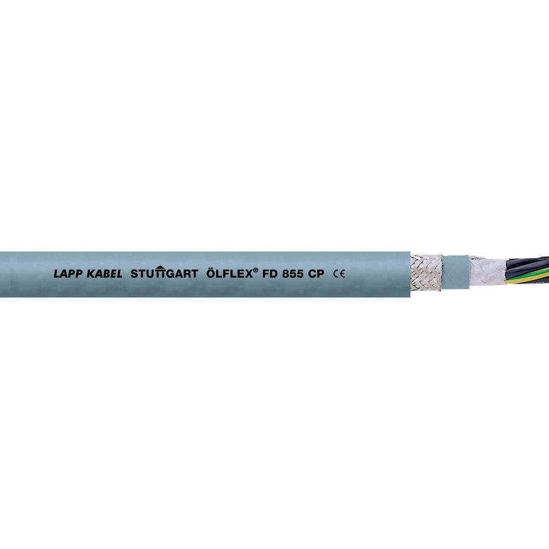 Lapp Kabel&Leitung - Energiekabel < 1 kV, für ortsveränderlichen Einsatz ÖLFLEX FD 855 CP 12G2,5 0027384/500 − 500 Meter