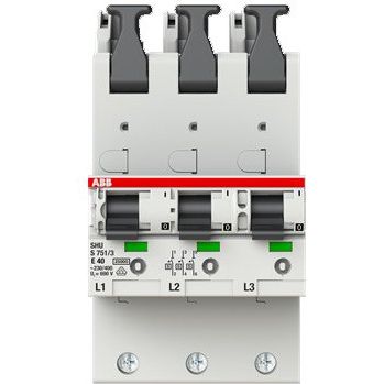 ABB Stotz S&J - Selektiver Hauptleitungsschutzschalter Hauptsicherungsautomat S751/3-E40 o.Schienenadapter