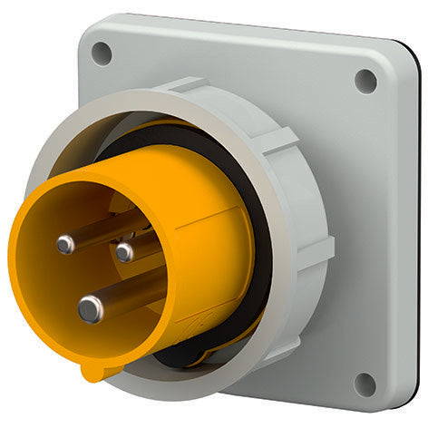 Mennekes - CEE-Gerätestecker (IEC 60309) Anbaustecker 825 16A,3p,4h,110V,IP67