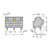 WAGO - Leiterplattenklemme 745-3260 4mm² − 24 Stück