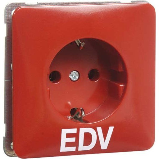 Peha - Schalter-/Steckdosenkombination Steckdose SCHUKO D 80.6611 ROT EDV rot