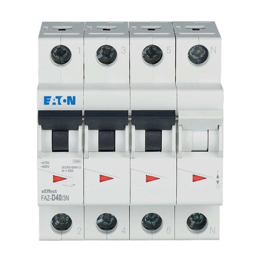 Eaton - Leitungsschutzschalter 3p. FAZ-D40/3N 40A Charakt.: D