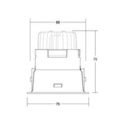 Brumberg Leuchten - Downlight/Strahler/Flutlicht LED-Einbaustrahler 230V 39173174 4000K