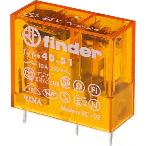 Finder - Schaltrelais Relais 40.51.8.120.0000 1W, 10A − 50 Stück
