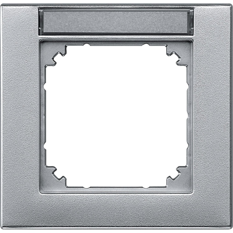 Merten - Abdeckrahmen Rahmen 1f.alu 476160 beschriftbar