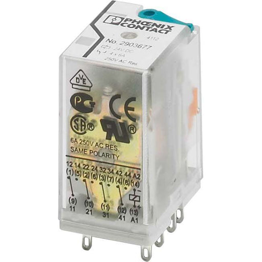 Phoenix Contact - Schaltrelais Relais RELIR4/L120AC/4X21AU − 10 Stück