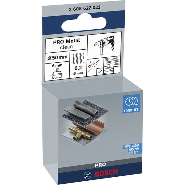 Bosch - Rotierende Drahtbürste PRO Metal clean 2608622022 Topfbürste gerader