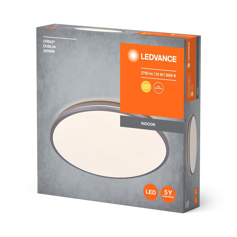 Ledvance - Decken-/Wandleuchte LED-Deckenleuchte Orbis #4058075832756 3000K, silber