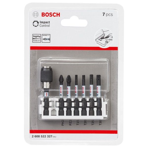 Bosch - Bit-Set PRO Impact Set mit Quick 2608522327 Change-Bithalter und