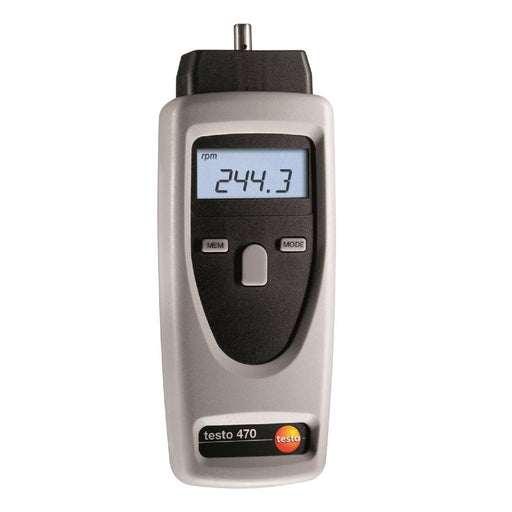 Testo - Tragbares Drehzahlmessgerät Drehzahl Messgerät 0563 0470 testo 470