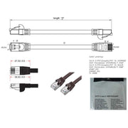 EFB-Elektronik - Patchkabel Kupfer VOIP-Patchkabel Cat.6 K2460.6 6m S/FTP sw